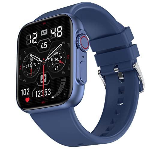 Fire-Boltt Gladiator 1.96" Biggest Display Smart Watch with Bluetooth Calling, Voice Assistant &123 Sports Modes, 8 Unique UI Interactions, SpO2, 24/7 Heart Rate Tracking (Blue) - Triveni World