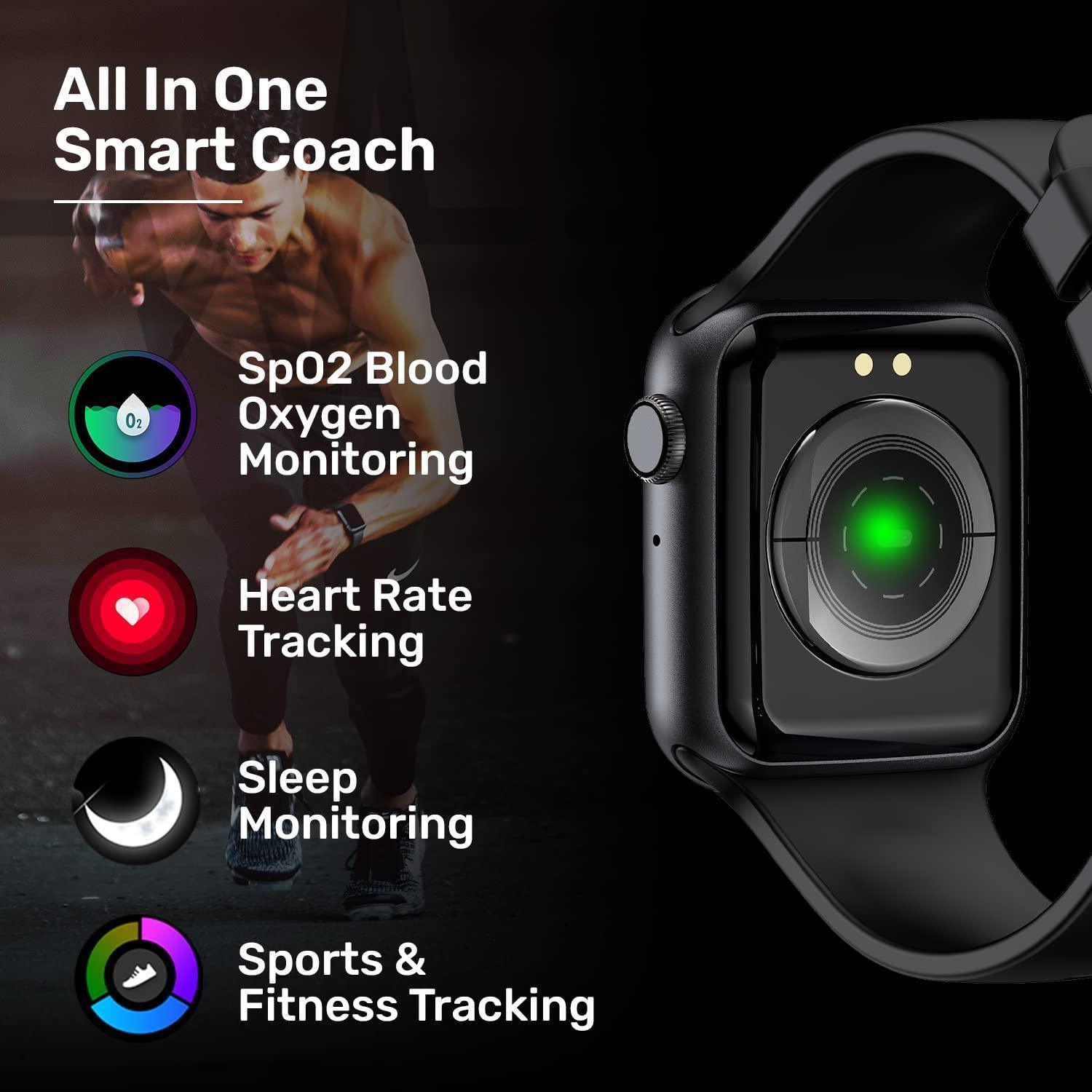 Fire-Boltt India's No 1 Smartwatch Brand Ring Bluetooth Calling with SpO2 & 1.7” Metal Body with Blood Oxygen Monitoring, Continuous Heart Rate, Full Touch & Multiple Watch Faces - Triveni World