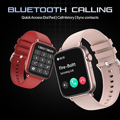 Fire-Boltt Newly Launched Ninja Fit Pro Smartwatch Bluetooth Calling Full Touch 2.0 & 120+ Sports Modes with IP68, Multi UI Screen, Over 100 Cloud Based Watch Faces, Built in Games (Beige) - Triveni World