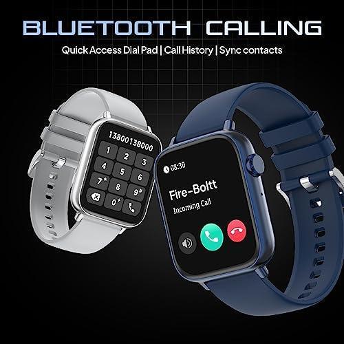 Fire-Boltt Newly Launched Ninja Fit Pro Smartwatch Bluetooth Calling Full Touch 2.0 & 120+ Sports Modes with IP68, Multi UI Screen, Over 100 Cloud Based Watch Faces, Built in Games (Blue) - Triveni World