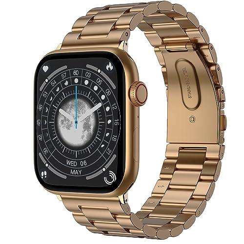 Fire-Boltt Newly Launched Vogue Large 2.05" Display Smart Watch, Always On Display, Wireless Charging, App Based GPS with Bluetooth Calling & 500+ Watch Faces (Chain Rose Gold) - Triveni World