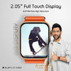 Fire-Boltt Newly Launched Vogue Large 2.05" Display Smart Watch, Always On Display, Wireless Charging, App Based GPS with Bluetooth Calling & 500+ Watch Faces (Loop Orange) - Triveni World