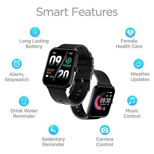 Fire-Boltt Ninja Call Pro Smart Watch Dual Chip Bluetooth Calling, 1.69" Display, AI Voice Assistance with 100 Sports Modes, with SpO2 & Heart Rate Monitoring - Triveni World