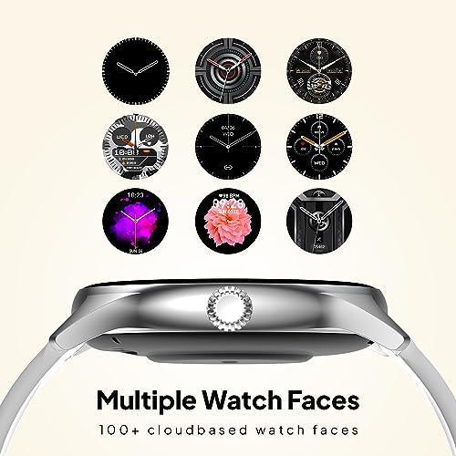 Fire-Boltt Phoenix AMOLED 1.43" Display Smart Watch, with 700 NITS Brightness, Stainless Steel Rotating Crown, Multipe Sports Modes & 360 Health (Gold) - Triveni World