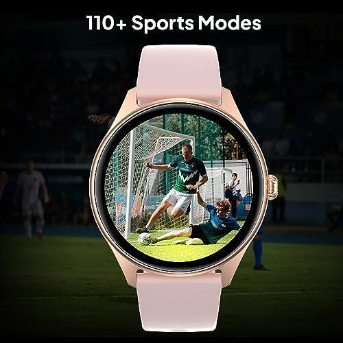 Fire-Boltt Phoenix AMOLED 1.43" Display Smart Watch, with 700 NITS Brightness, Stainless Steel Rotating Crown, Multipe Sports Modes & 360 Health (Gold) - Triveni World