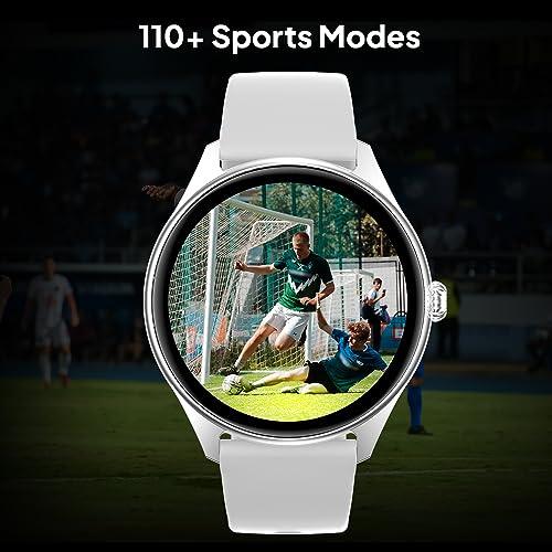 Fire-Boltt Phoenix AMOLED 1.43" Display Smart Watch, with 700 NITS Brightness, Stainless Steel Rotating Crown, Multipe Sports Modes & 360 Health (Grey) - Triveni World