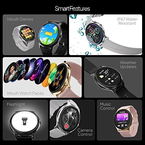 Fire-Boltt Phoenix Pro 1.39" Bluetooth Calling Smartwatch, AI Voice Assistant, Metal Body with 120+ Sports Modes, SpO2, Heart Rate Monitoring (Black) - Triveni World