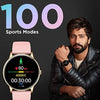 Fire-Boltt Phoenix Smart Watch with Bluetooth Calling 1.3",120+ Sports Modes, 240 * 240 PX High Res with SpO2, Heart Rate Monitoring & IP67 Rating (Gold Pink) - Triveni World