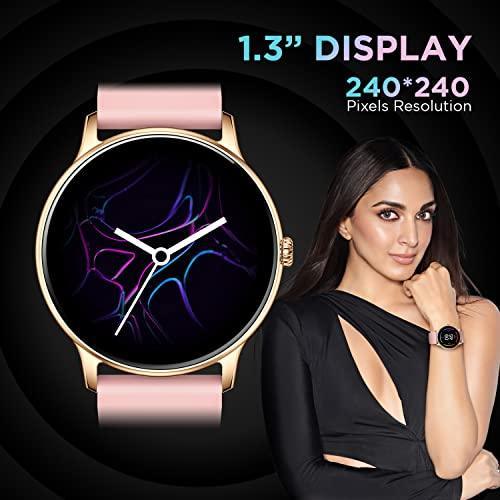 Fire-Boltt Phoenix Smart Watch with Bluetooth Calling 1.3",120+ Sports Modes, 240 * 240 PX High Res with SpO2, Heart Rate Monitoring & IP67 Rating (Gold Pink) - Triveni World