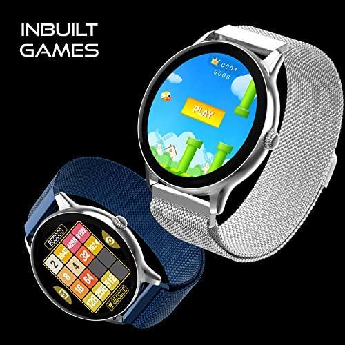 Fire-Boltt Phoenix Ultra Luxury Stainless Steel, Bluetooth Calling Smartwatch, AI Voice Assistant, Metal Body with 120+ Sports Modes, SpO2, Heart Rate Monitoring (Blue) - Triveni World