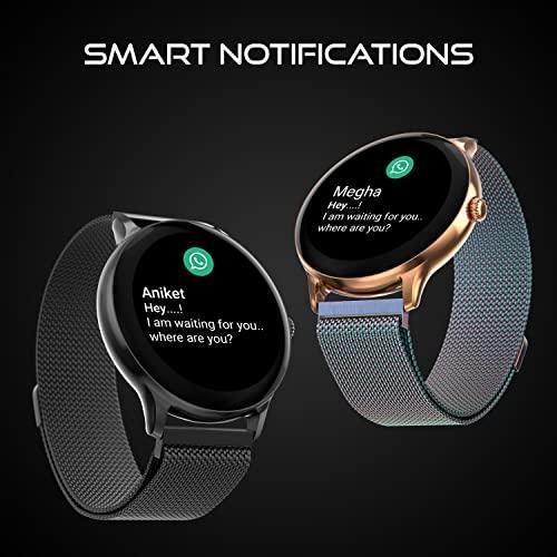 Fire-Boltt Phoenix Ultra Luxury Stainless Steel, Bluetooth Calling Smartwatch, AI Voice Assistant, Metal Body with 120+ Sports Modes, SpO2, Heart Rate Monitoring (Dark Grey) - Triveni World