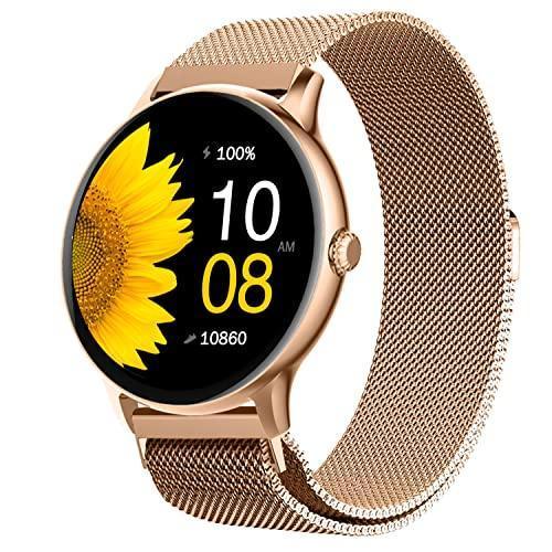 Fire-Boltt Phoenix Ultra Luxury Stainless Steel, Bluetooth Calling Smartwatch, AI Voice Assistant, Metal Body with 120+ Sports Modes, SpO2, Heart Rate Monitoring (Gold) - Triveni World