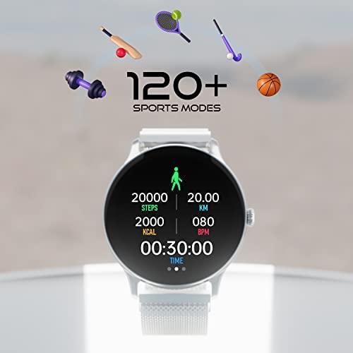 Fire-Boltt Phoenix Ultra Luxury Stainless Steel, Bluetooth Calling Smartwatch, AI Voice Assistant, Metal Body with 120+ Sports Modes, SpO2, Heart Rate Monitoring (Silver) - Triveni World