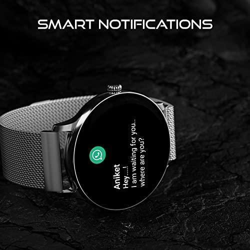 Fire-Boltt Phoenix Ultra Luxury Stainless Steel, Bluetooth Calling Smartwatch, AI Voice Assistant, Metal Body with 120+ Sports Modes, SpO2, Heart Rate Monitoring (Silver) - Triveni World