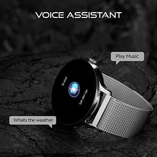 Fire-Boltt Phoenix Ultra Luxury Stainless Steel, Bluetooth Calling Smartwatch, AI Voice Assistant, Metal Body with 120+ Sports Modes, SpO2, Heart Rate Monitoring (Silver) - Triveni World