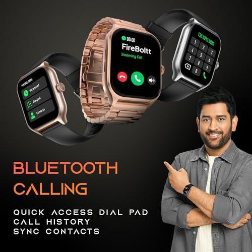 Fire-Boltt Solaris: 1.78” AMOLED Always-on Display with 368 * 448 px Resolution, 123 Sports Mode, IP68 Water-Resistant, Long-Lasting Battery Life and Comprehensive Health Tracking (Black) - Triveni World