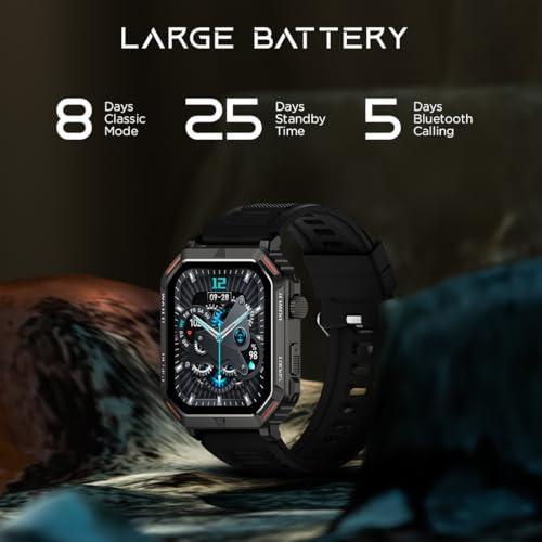 Fire-Boltt Strike Smart Watch 1.95” AMOLED Display, 800 NITS Brightness, 123 Sports Modes, Bluetooth Calling, Always On Mechanism - Triveni World