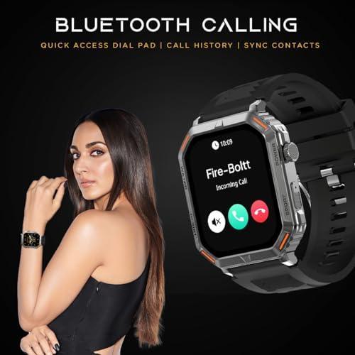 Fire-Boltt Strike Smart Watch 1.95” AMOLED Display, 800 NITS Brightness, 123 Sports Modes, Bluetooth Calling, Always On Mechanism - Triveni World