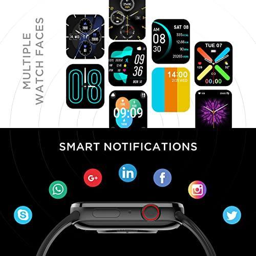 Fire-Boltt Visionary 1.78" AMOLED Bluetooth Calling Smartwatch with 368 * 448 Pixel Resolution, Rotating Crown & 60Hz Refresh Rate 100+ Sports Mode, TWS Connection, Voice Assistance (Black) - Triveni World