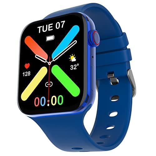 Fire-Boltt Visionary 1.78" AMOLED Bluetooth Calling Smartwatch with 368 * 448 Pixel Resolution, Rotating Crown & 60Hz Refresh Rate 100+ Sports Mode, TWS Connection, Voice Assistance (Blue) - Triveni World