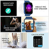 Fire-Boltt Visionary 1.78" AMOLED Bluetooth Calling Smartwatch with 368 * 448 Pixel Resolution, Rotating Crown & 60Hz Refresh Rate 100+ Sports Mode, TWS Connection, Voice Assistance (Blue) - Triveni World