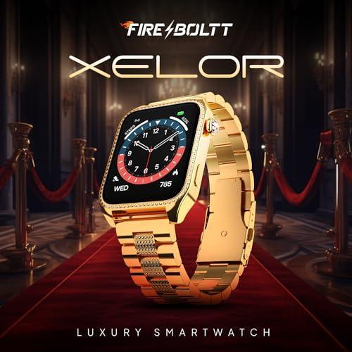 Fire-Boltt Xelor Luxury Stainless Steel Smart Watch. 1.78" AMOLED, Always-On Display, 368 * 448 px Resolution, Bluetooth Calling, 75 HZ Refresh Rate - Triveni World