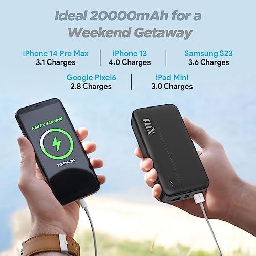 FLiX(Beetel) UltraCharge 20,000mAh QCPD Power Bank,USB C/B Input,Tripple Output 22.5W High-Speed Power Delivery,Compatible to iPhone 14 13 12 11 Samsung S22 S23 S21 Google Pixel7 Oneplus - Triveni World