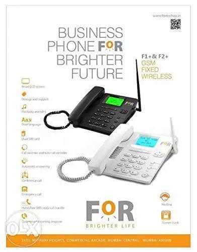 FOR Fixed Wireless Phone F1+ (White) - Triveni World