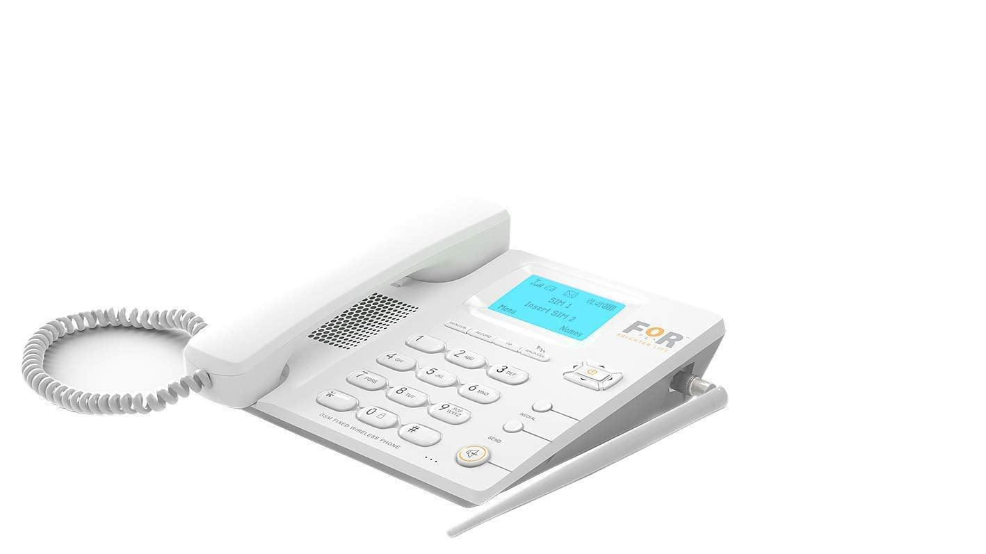 FOR Fixed Wireless Phone F1+ (White) - Triveni World