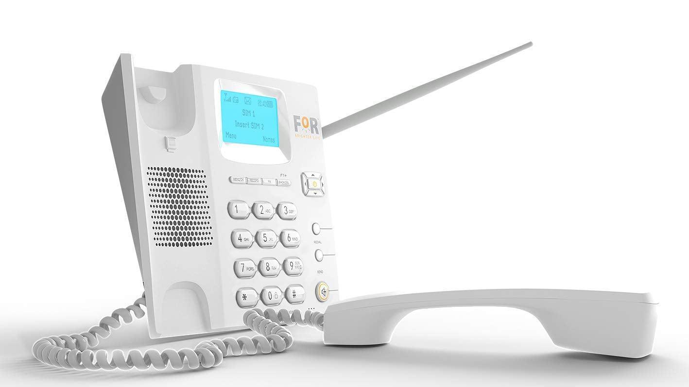 FOR Fixed Wireless Phone F1+ (White) - Triveni World