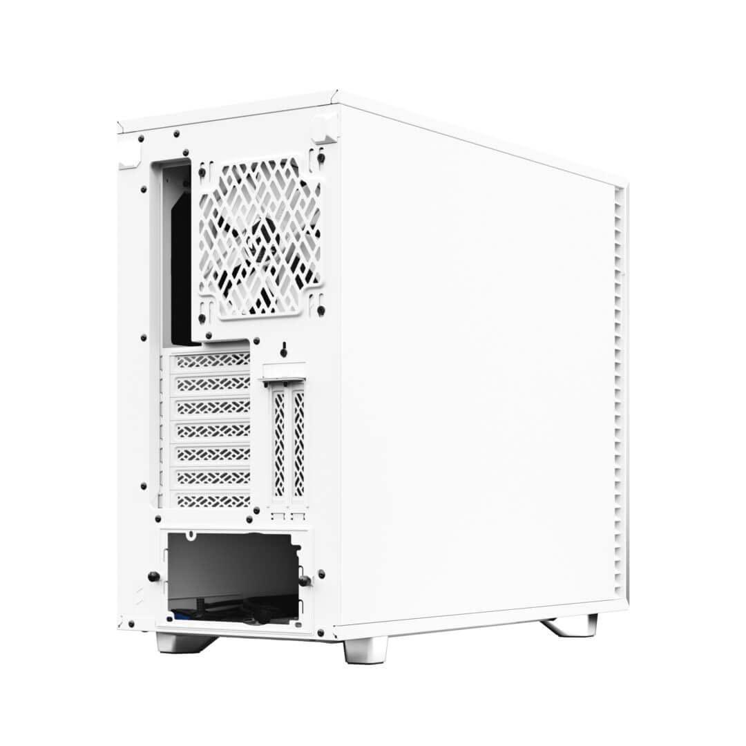 Fractal Design Define 7 White Solid E-ATX Mid-Tower Gaming Cabinet Case with Three Pre-Installed Dynamic X2 GP-14 Fans and Anodized Aluminum Front Panel (FD-C-DEF7A-09) - Triveni World