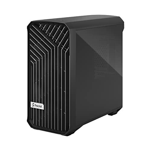 Fractal Design Torrent Compact Black Tempered Glass TG Dark Tint Window High-Airflow Mid Tower Computer Case/Cabinet/Chassis - FD-C-TOR1C-01 - Triveni World