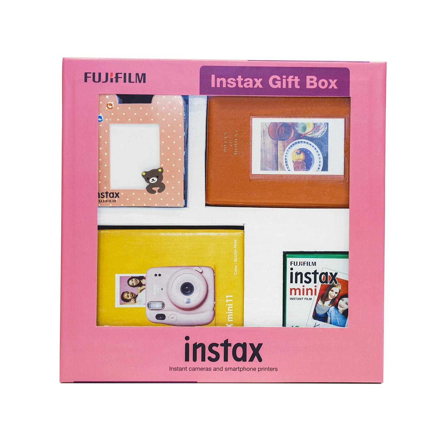 Fujifilm Instax Mini 11 Instant Camera (Sky Blue) Gift Box with 10 Shots - Triveni World