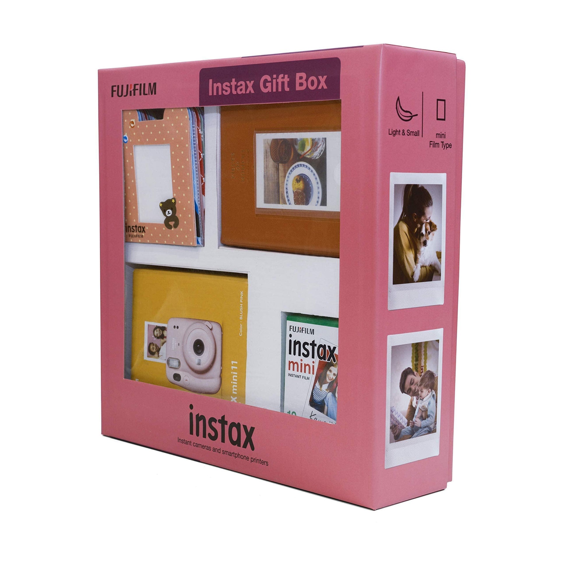 Fujifilm Instax Mini 11 Instant Camera (Sky Blue) Gift Box with 10 Shots - Triveni World