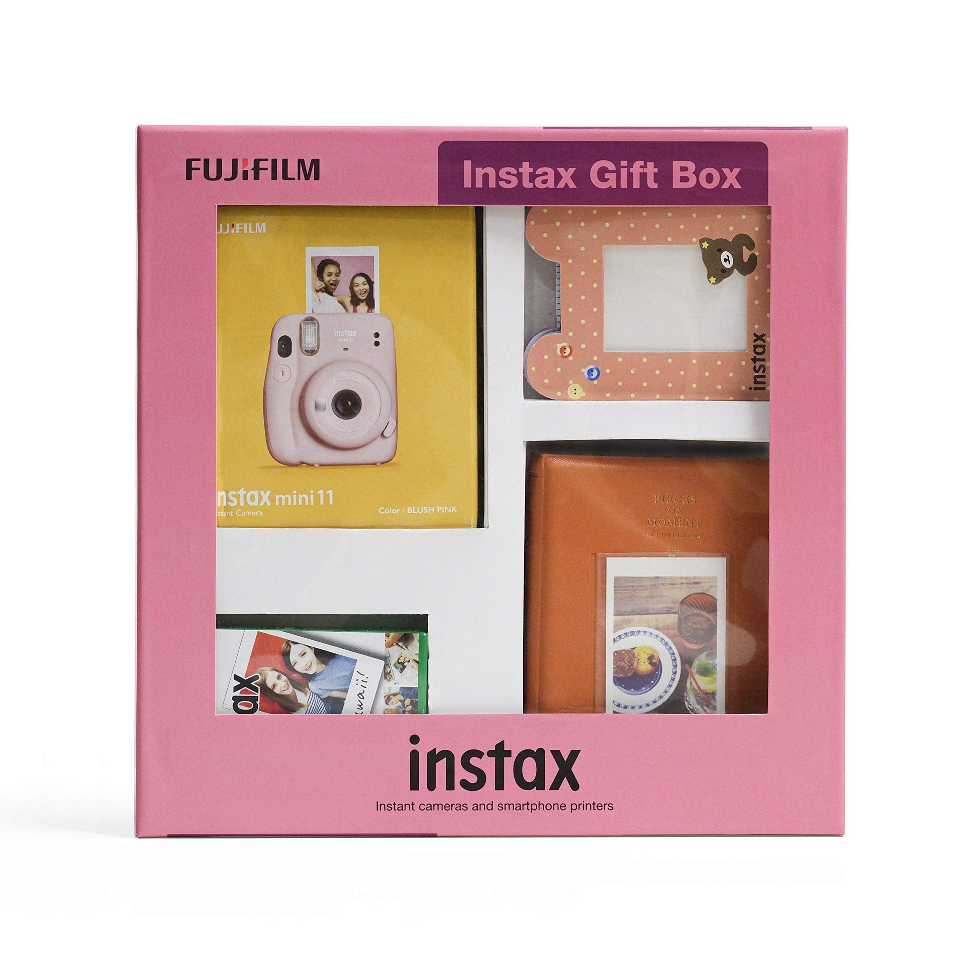 Fujifilm Instax Mini 11 Instant Camera (Sky Blue) Gift Box with 10 Shots - Triveni World