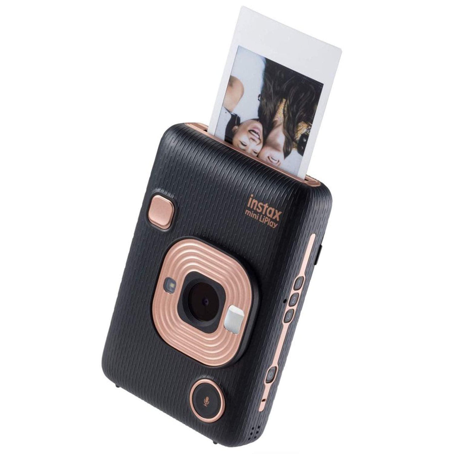 FUJIFILM Instax Mini LiPlay Hybrid Instant Camera (Elegant Black) - Triveni World