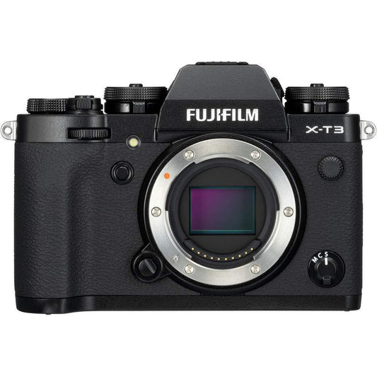 Fujifilm X-T3 26.1 MP Mirrorless Camera Body (APS-C X-Trans CMOS 4 Sensor, X-Processor 4, EVF, LCD Tilt Touchscreen, Fast & Accurate AF, Face/Eye AF, 4K/60P Video, Film Simulation Modes) - Black - Triveni World