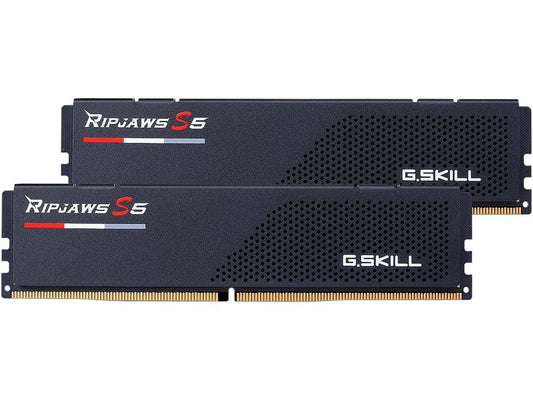 G.Skill Ripjaws S5 (Intel XMP) 64GB (2 x 32GB) DDR5 5600 CL36-36-36-89 1.25V Dual Channel Desktop Memory/RAM - F5-5600J3636D32GX2-RS5K (Black) - Triveni World