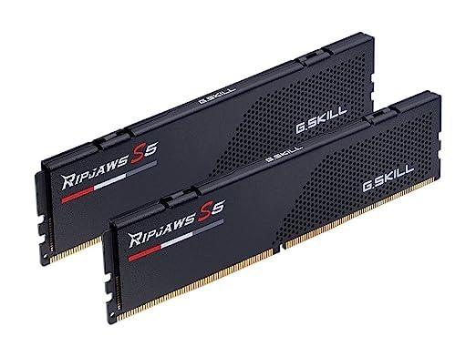 G.Skill Ripjaws S5 (Intel XMP) 64GB (2 x 32GB) DDR5 5600 CL36-36-36-89 1.25V Dual Channel Desktop Memory/RAM - F5-5600J3636D32GX2-RS5K (Black) - Triveni World