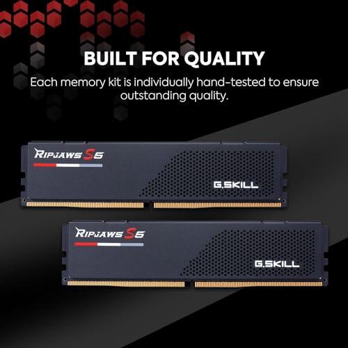 G.SKILL RipJaws S5 Series (Intel XMP) 64GB (2 x 32GB) DDR5 6000 Mhz CL36-36-36-96 1.35V Desktop Memory RAM - F5-6000J3636F32GX2-RS5K - Triveni World