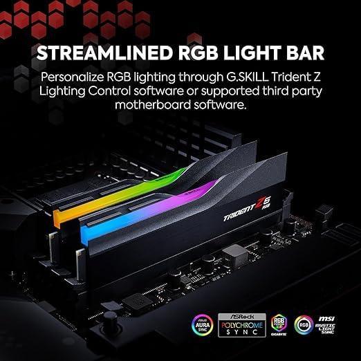 G.Skill Trident Z5 RGB (Intel XMP) 64GB (2 x 32GB) DDR5 6000 MHz CL30-40-40-96 1.40V Dual Channel Desktop Memory/RAM - F5-6000J3040G32GX2-TZ5RK - Triveni World