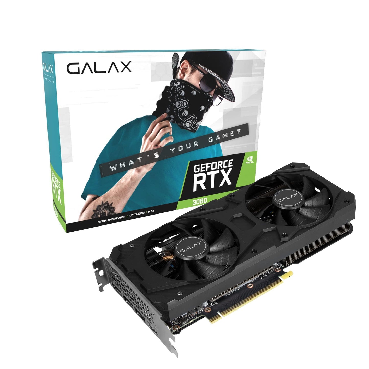 Galax GeForce RTX 3060 (1-Click OC) 12GB GDDR6 192-bit DP*3/HDMI Graphics Card - Triveni World