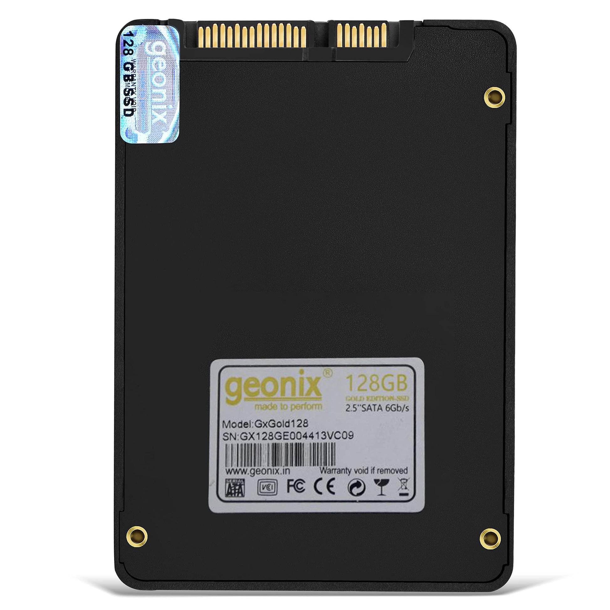 GEONIX SATA 2.5" 128GB Internal Solid State Drive 6Gb/s | Fast Performance | Read/Write Speed Upto - 570/500 MB/s | Quad Channel Controller Compatible with PC and Laptop | 5 Years Warranty. - Triveni World