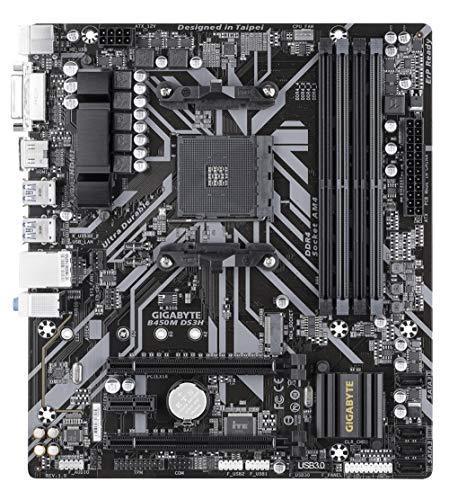 Gigabyte B450M DS3H (AMD Ryzen AM4/M.2/HMDI/DVI/USB 3.1/DDR4/Micro ATX/Motherboard) - Triveni World