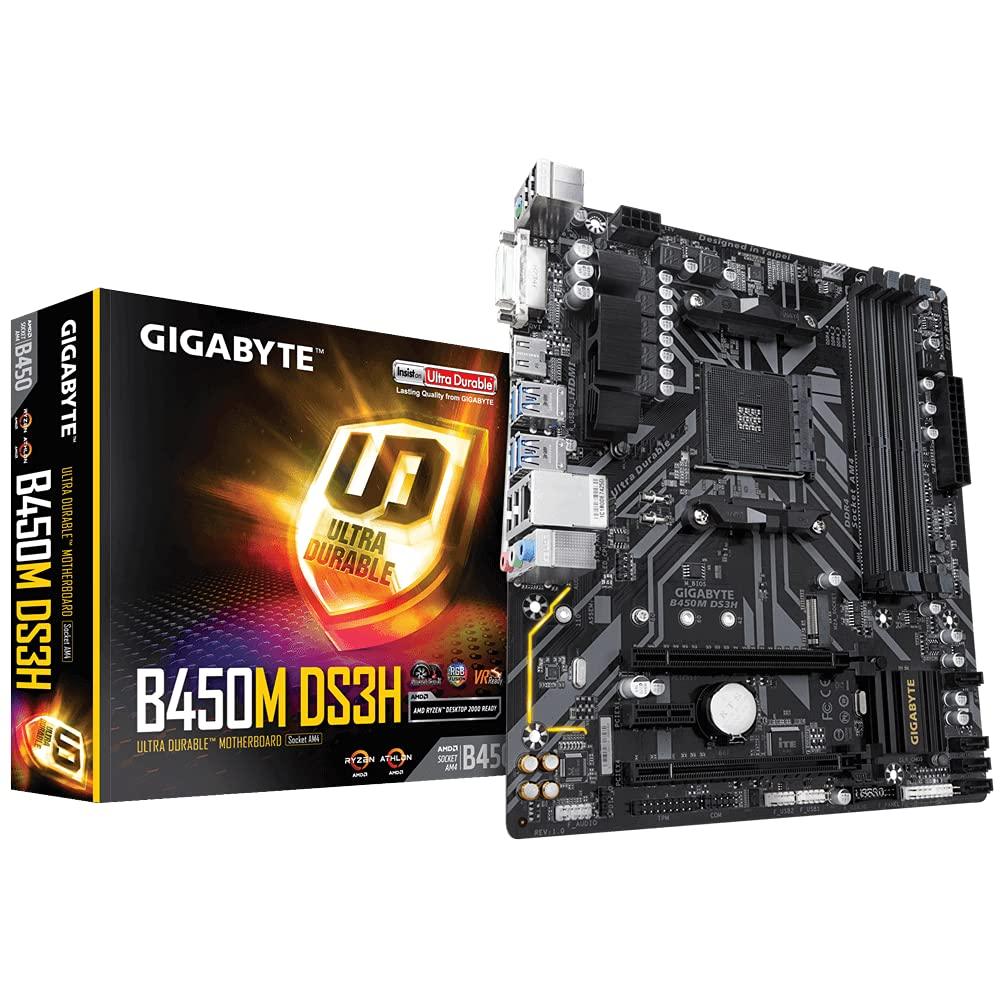 GIGABYTE B450M DS3H Ultra Durable MicroATX Motherboard Socket TR4 DDR4 - Triveni World