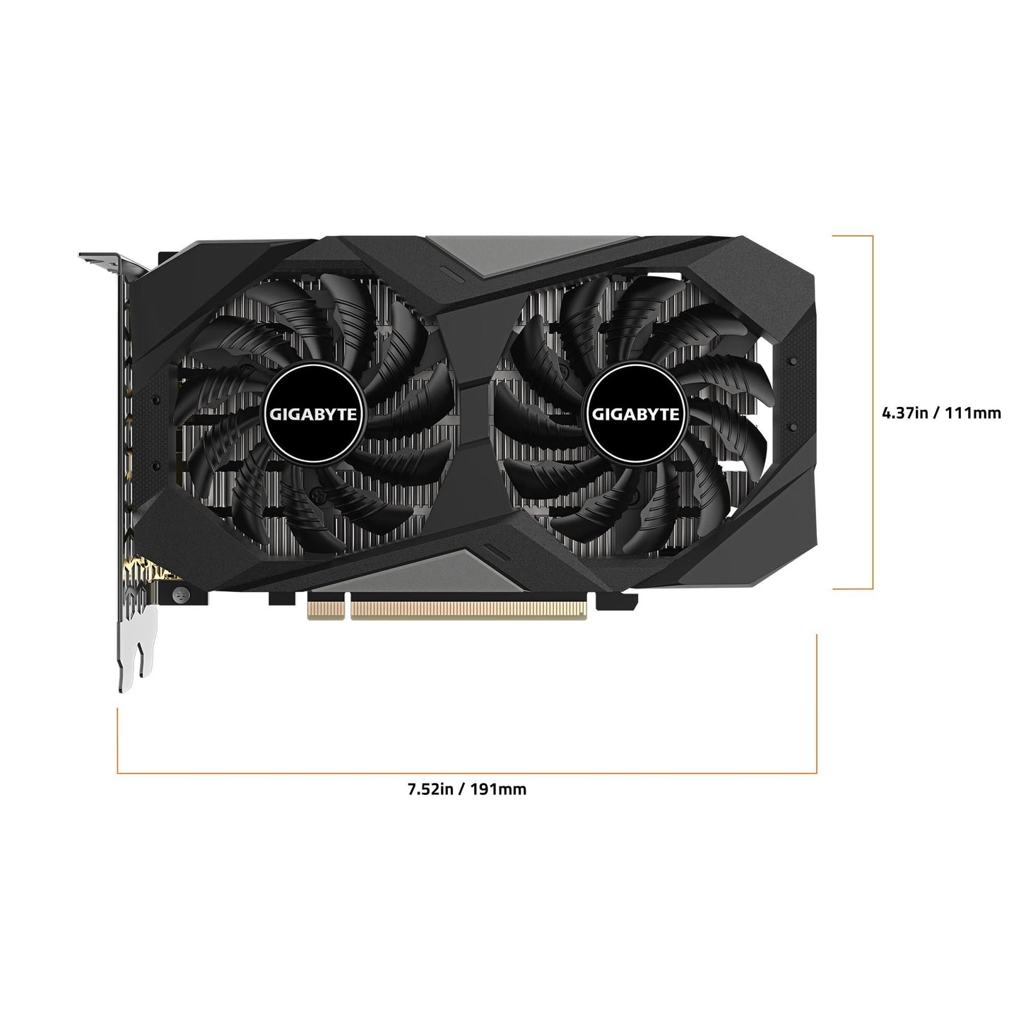 GIGABYTE Geforce RTX 3050 Windforce pci_e Oc 6G 6Gb Gddr6 Graphics Card Gv-N3050Wf2Oc-6Gd - Triveni World