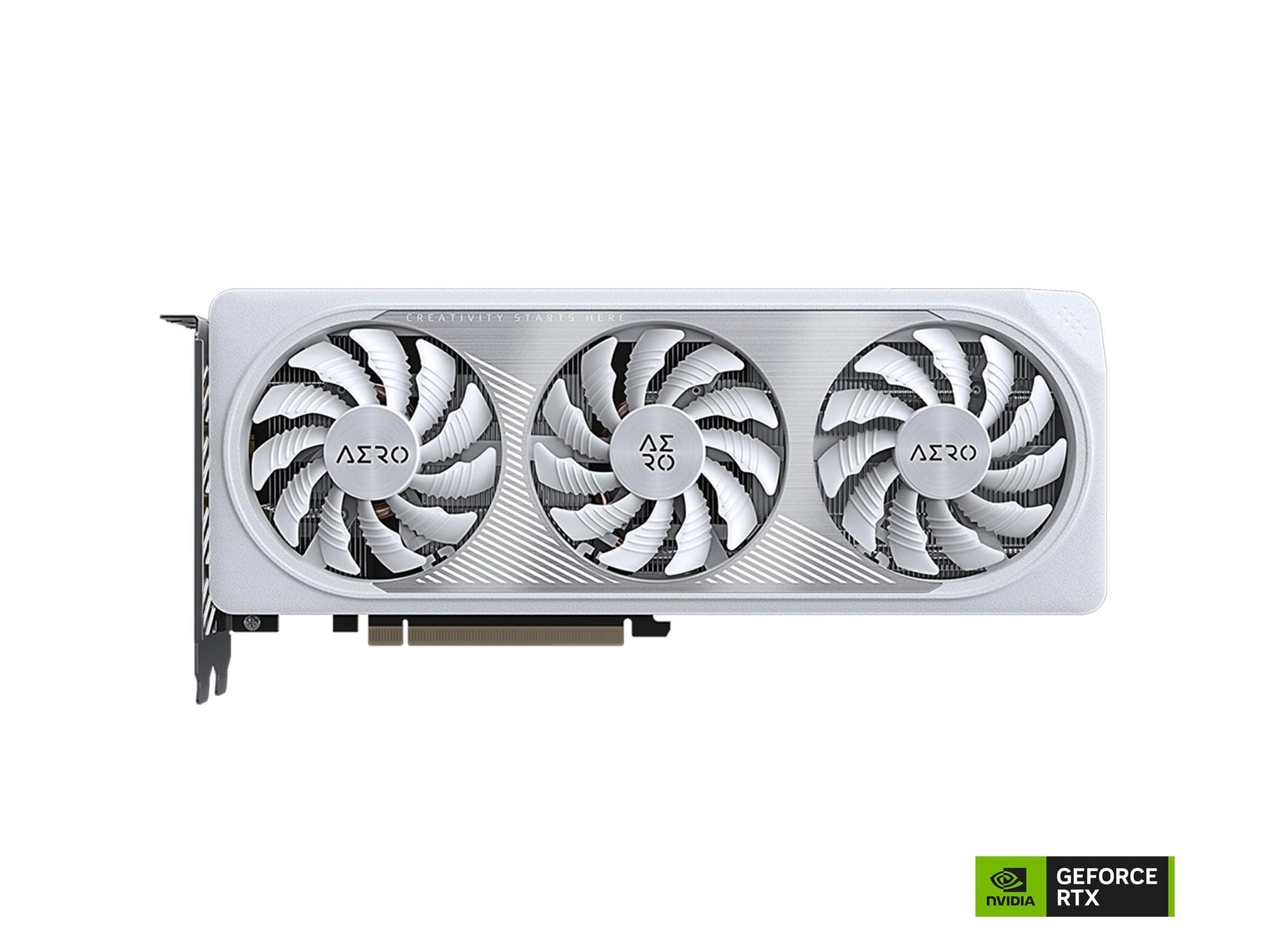 Gigabyte Geforce RTX 4060 Aero Oc 8G Graphics Card, 3X Windforce Fans, 8Gb 128-Bit Gddr6, Gv-N4060Aero Oc-8Gd Video Card - Pci_E - Triveni World