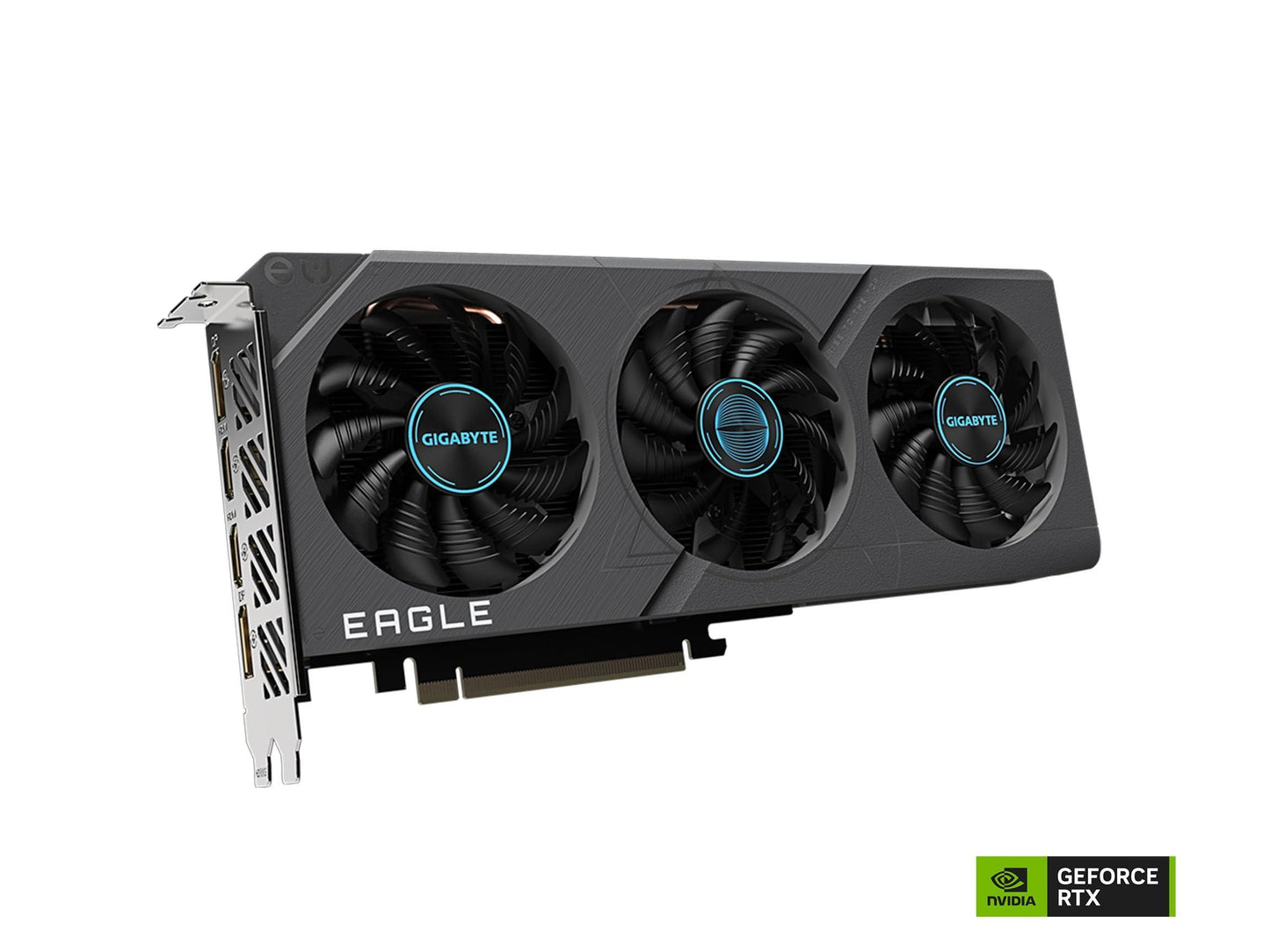 GIGABYTE Geforce RTX 4060 Eagle Oc 8G Graphics Card, 3X Windforce Fans, 8Gb 128-Bit Gddr6, Gv-N4060Eagle Oc-8Gd Video Card, pci_e_x16 - Triveni World