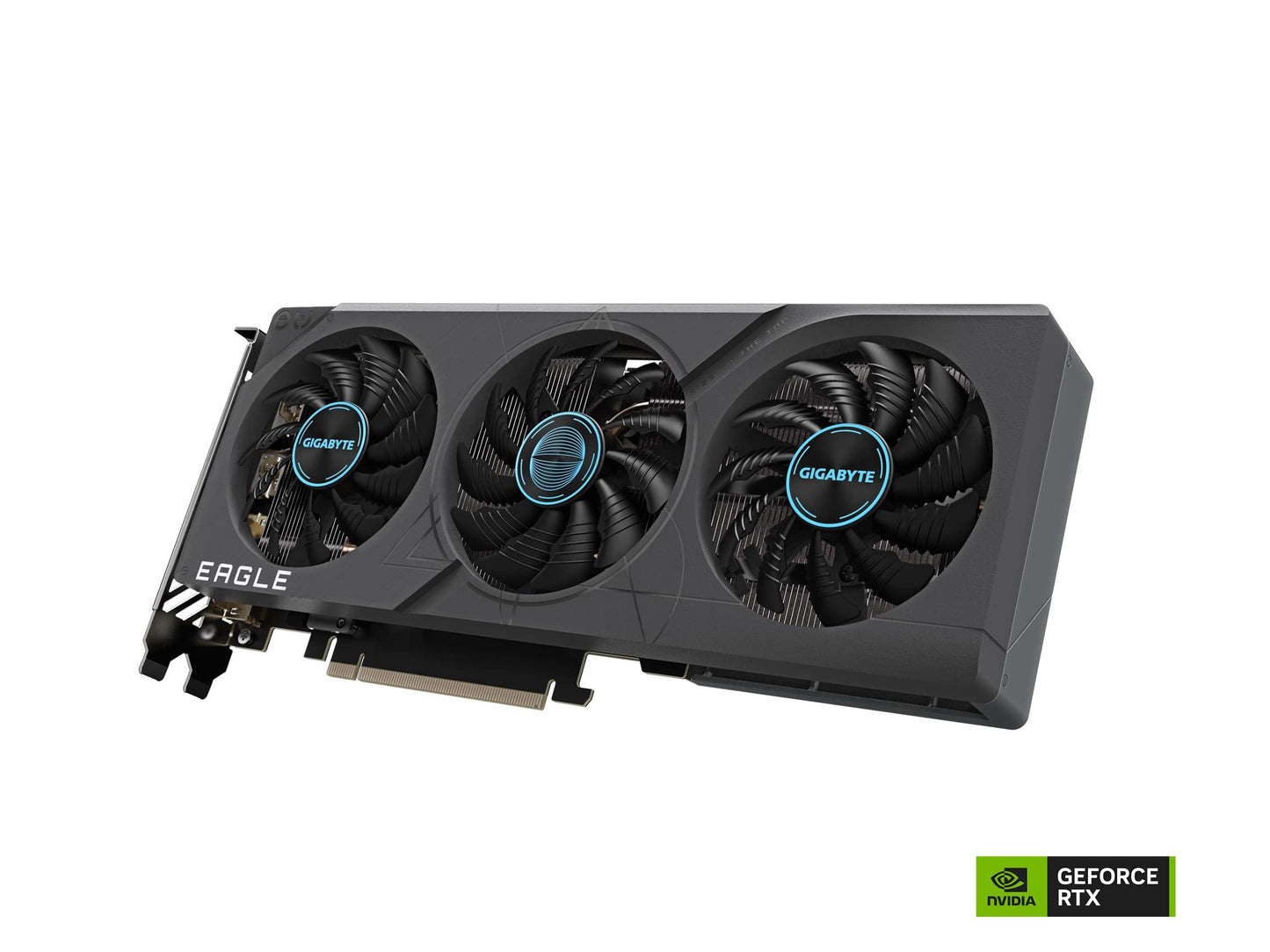 Gigabyte Geforce RTX 4060 Ti Eagle Oc 8G Graphics Card, 3X Windforce Fans, 8Gb 128-Bit Gddr6, Gv-N406Teagle Oc-8Gd Video Card - Pci_E_X16 - Triveni World