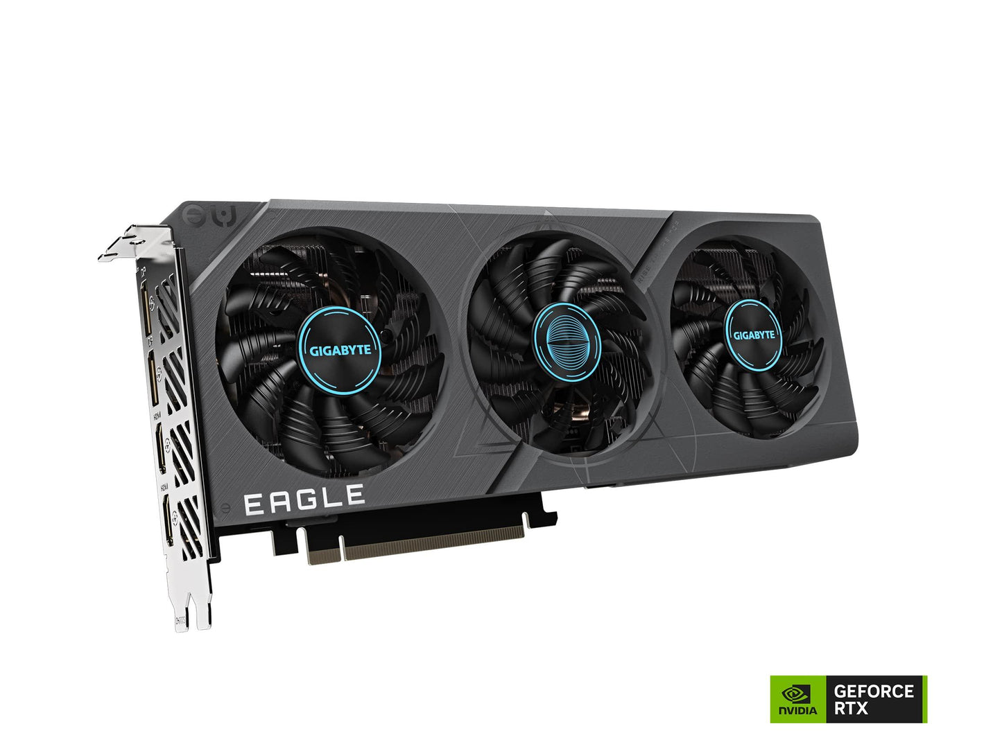 Gigabyte Geforce RTX 4060 Ti Eagle Oc 8G Graphics Card, 3X Windforce Fans, 8Gb 128-Bit Gddr6, Gv-N406Teagle Oc-8Gd Video Card - Pci_E_X16 - Triveni World